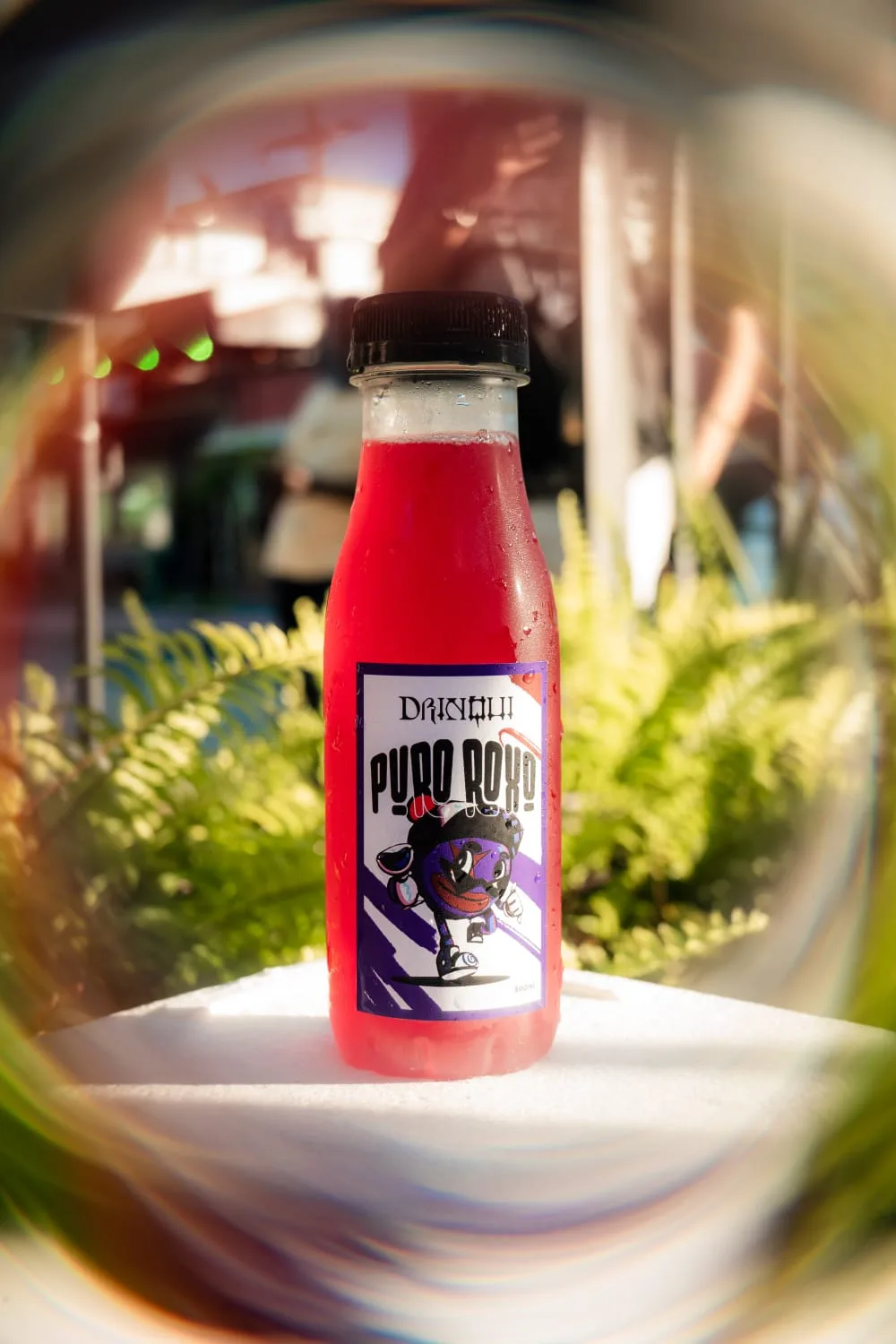 Garrafa do drink Puro Roxo